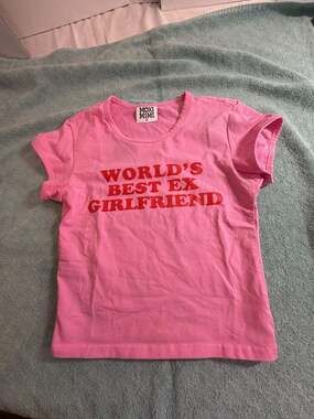 Moxi Mimi World's Best Ex Girlfriend Graphic T-Shirt Size M